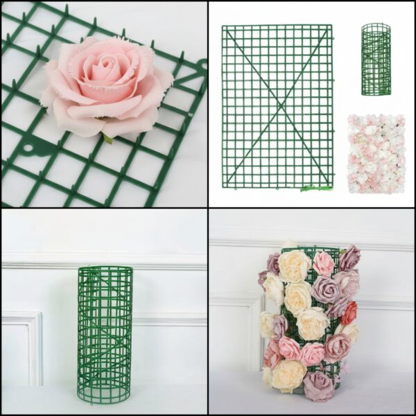 empty hedge plastic grid wall frame panel
