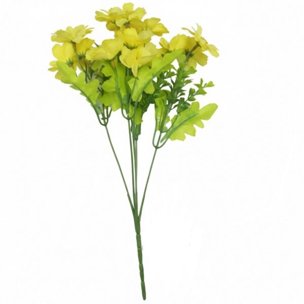 Artificial Geranium Flower (NR-19) | 32cm Elegant Faux Bloom for Timeless Home and Office Décor - Image 1