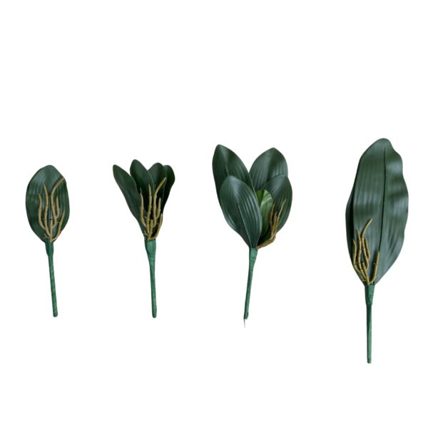 Artificial Orchid leaves and roots