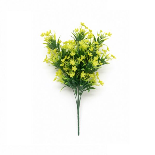 Artificial Filler Bush Flower (nr-6) | 25cm Decorative Faux Bloom for Elegant Indoor Styling - Image 1