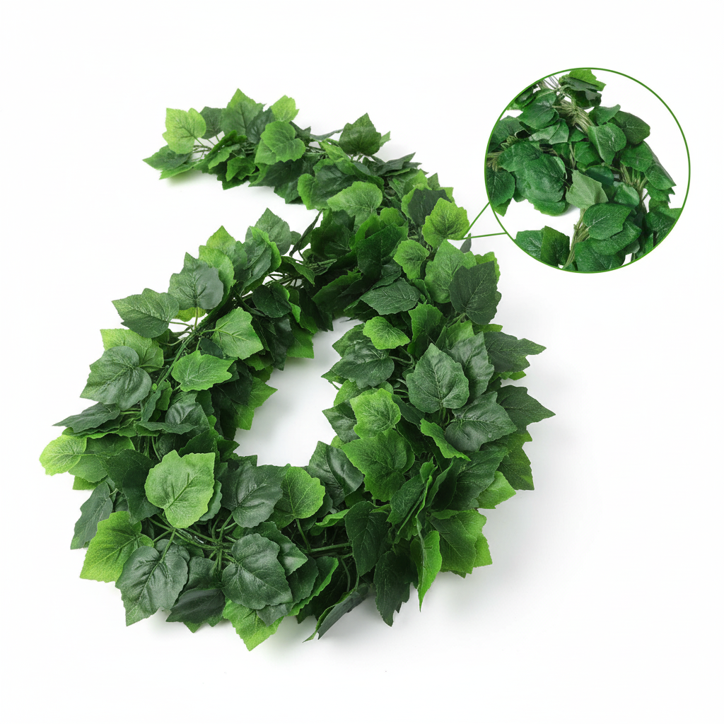 big leaves Artificial creeping plant _ green wall plant