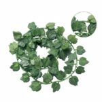 creeping plant fabric leaves