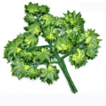 artificial green mapple leaves
