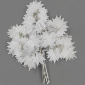 WHITE MAPPLE LEAF ARTIFICIAL FLOWER LS-54