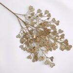 golden leaves for decor and interior space