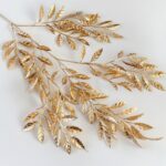 golden leaves artificial branch