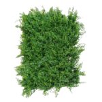 60x40cm Artificial Grass Mat | Lush Plastic Green Wall Panel with 468 Stems