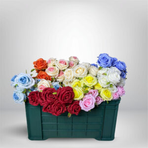 Artificial Rose Flowers | 55cm 9-Heads flowers for Wedding and Home Decoration Floral setup (PN-1)